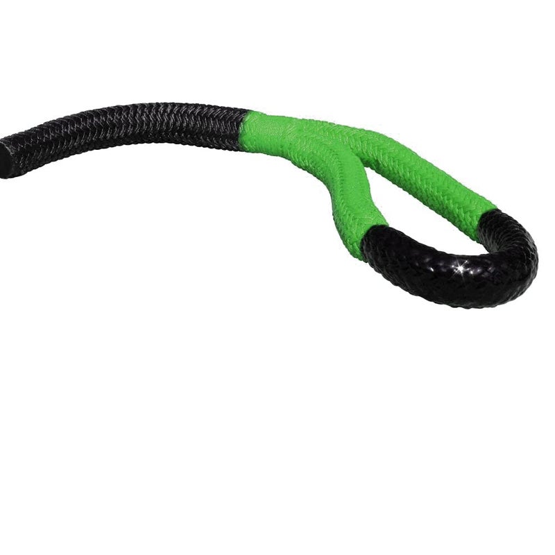 Bubba Rope Sidewinder Xtreme Model 176653GR Off-Road Power Stretch Kinetic Kit 5/8 x 20 ft. Recovery Rope with Breaking Strength of 14000 Lb. in Green/Black Color - Image 2